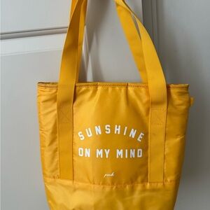 PINK Victoria's Secret Yellow Tote Bag